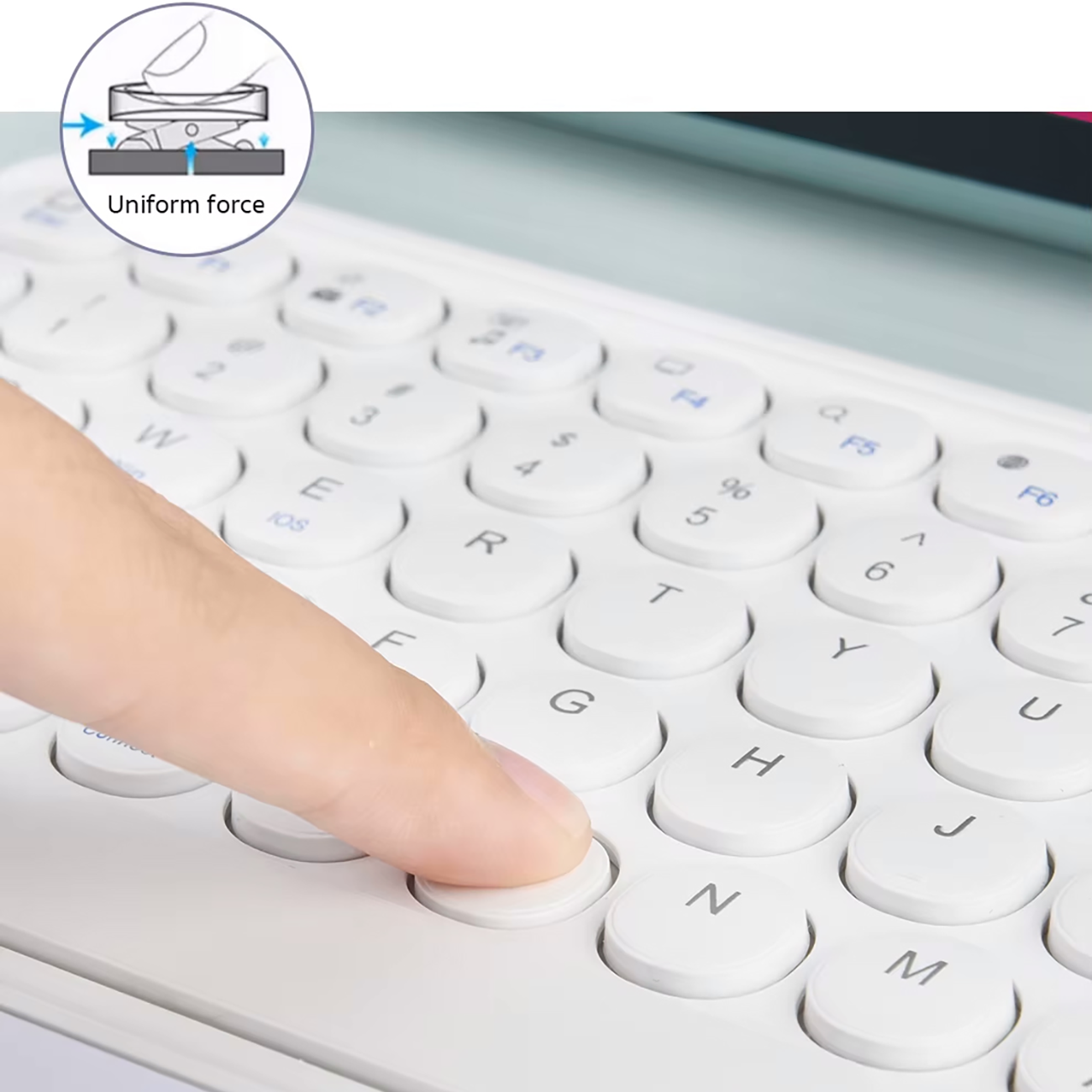 کیبورد بی‌سیم شارژی کوتسی 64001