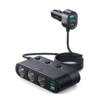 شارژر فندکی فست شارژ ماشین 179 وات تایپ‌سی و یو‌اس‌بی جویروم JR-CCL01
