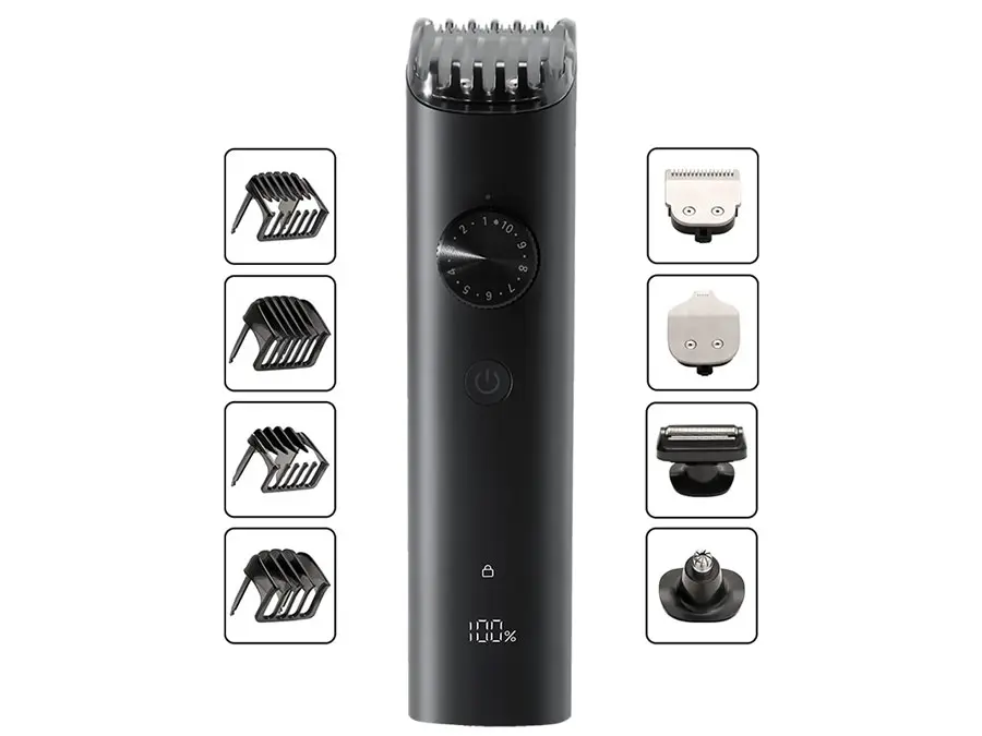 ریش تراش شارژی ضدآب شیائومی (پک کامل) Xiaomi Grooming Kit Pro XMGHT2KITLF