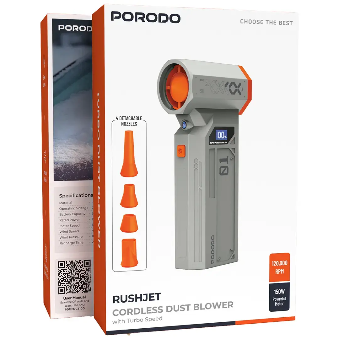 جت فن پرودو راش‌جت (Porodo RUSHJET) با سرعت توربو 120 هزار دور در دقیقه