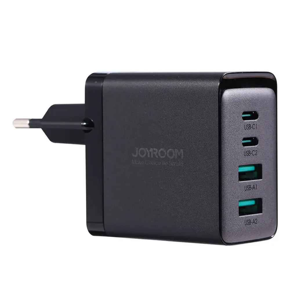 شارژر دیواری تایپ سی و یو اس بی 67 وات با کابل دو سر تایپسی جویروم JOYROOM JR-TCG02