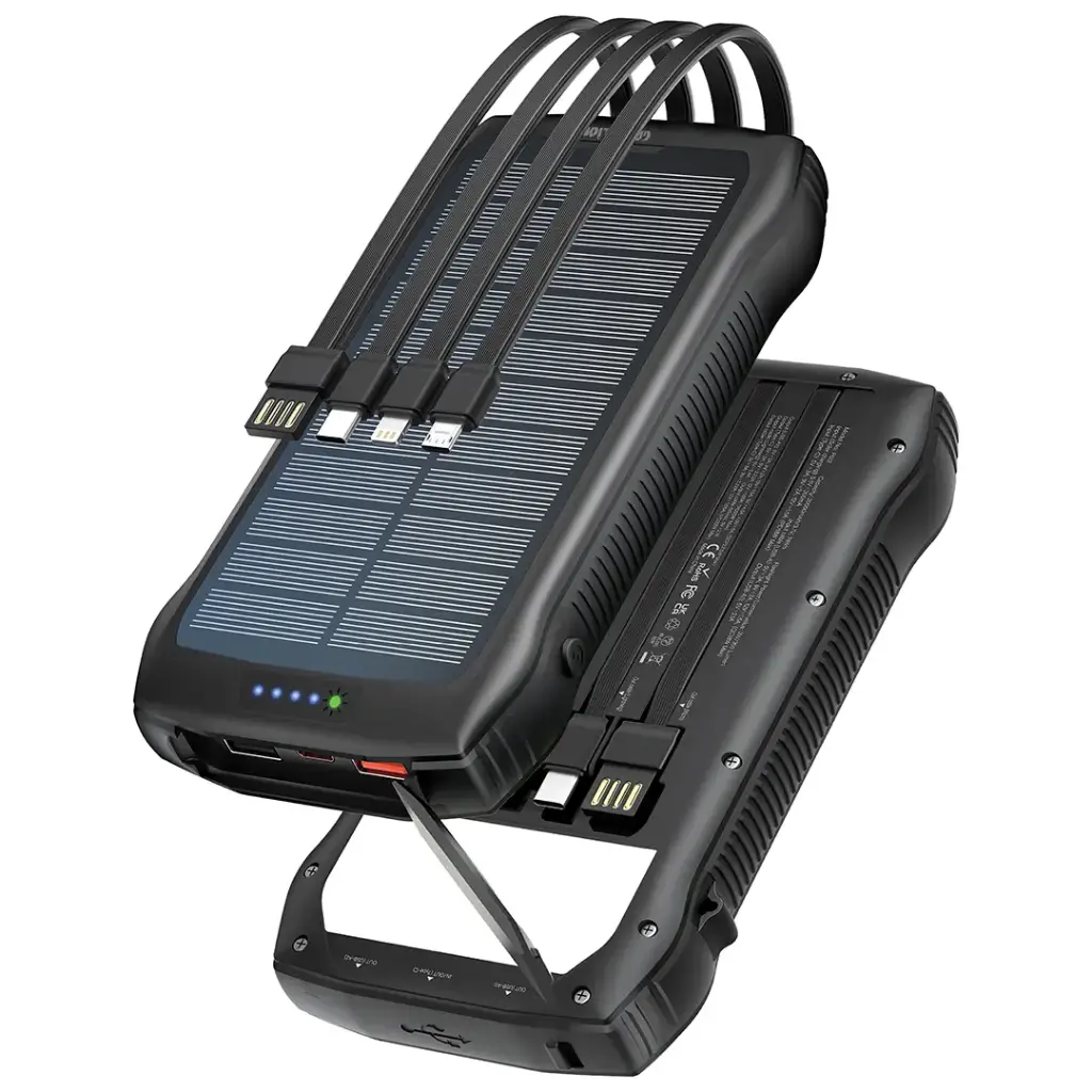 پاوربانک 20000 میلی آمپر سولار گرین لاین GREEN LION Solar Force POWER BANK GL-PX82