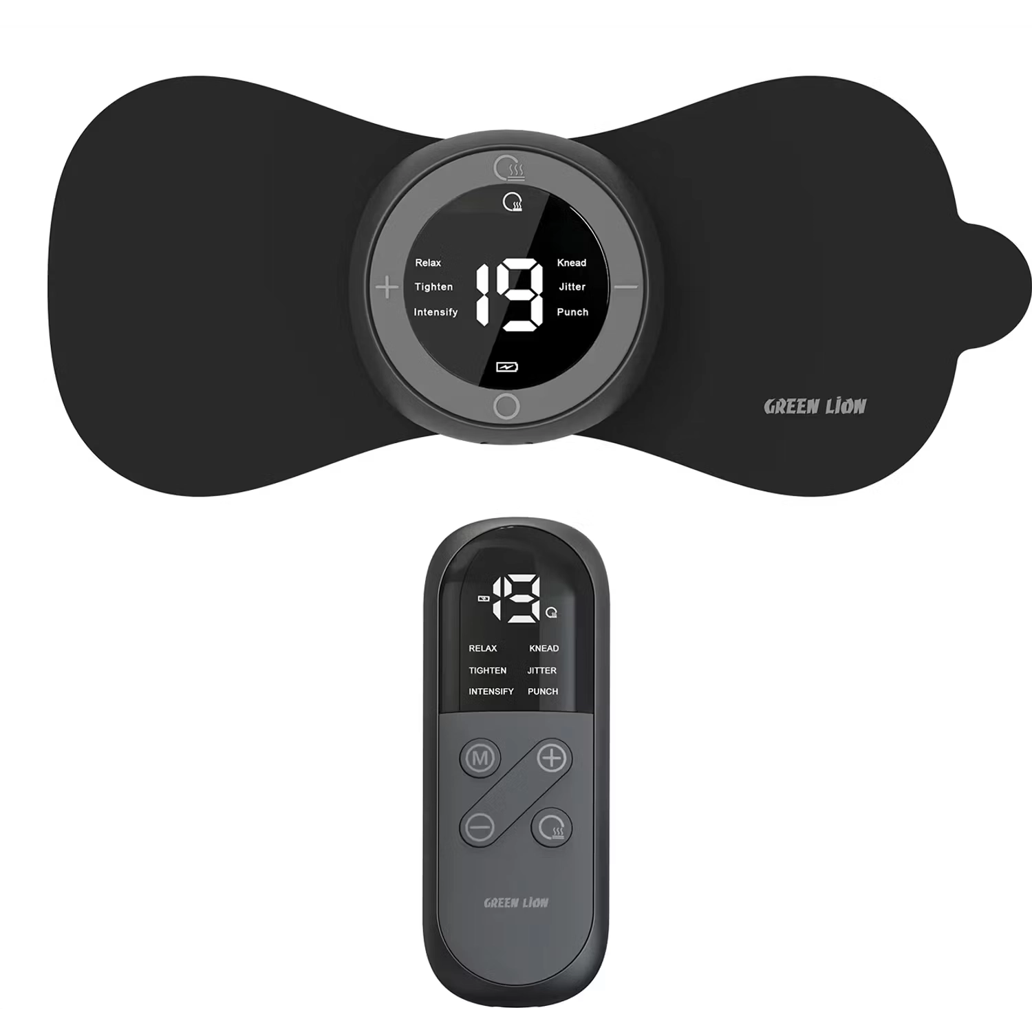 دستگاه ماساژور درمانی گرین لاین Green Lion EMS Therapy Tens & Heat Massager GNEMSTRPYBK