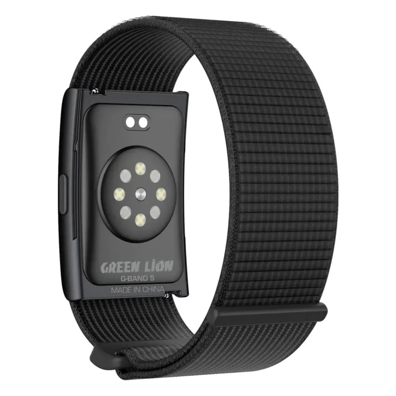مچ‌ بند هوشمند گرین لاین مدل Fit Flex با بند نایلونی ضد آب و اپلیکیشن ردیاب تناسب اندام