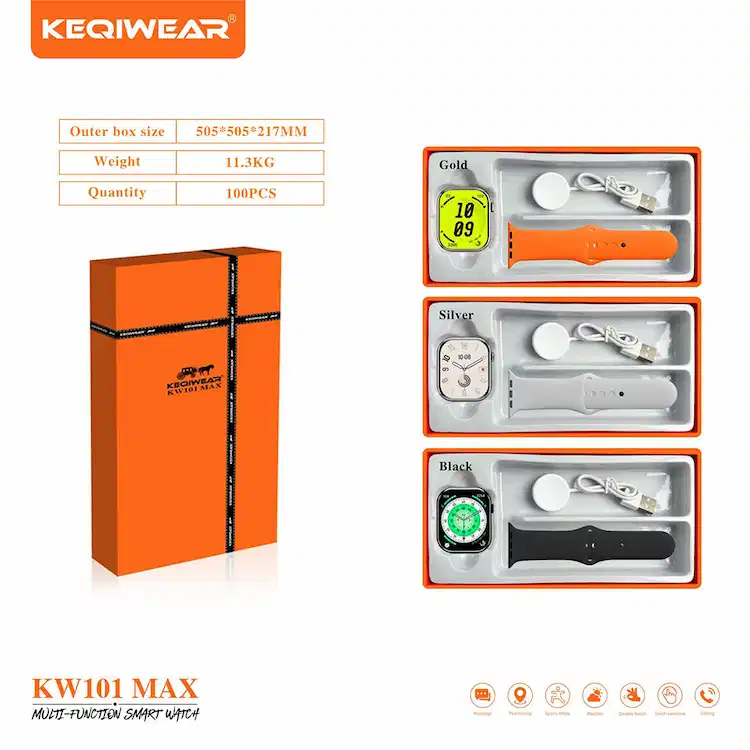 ساعت هوشمند کیکویر مدل KEQIWEAR KW101 MAX