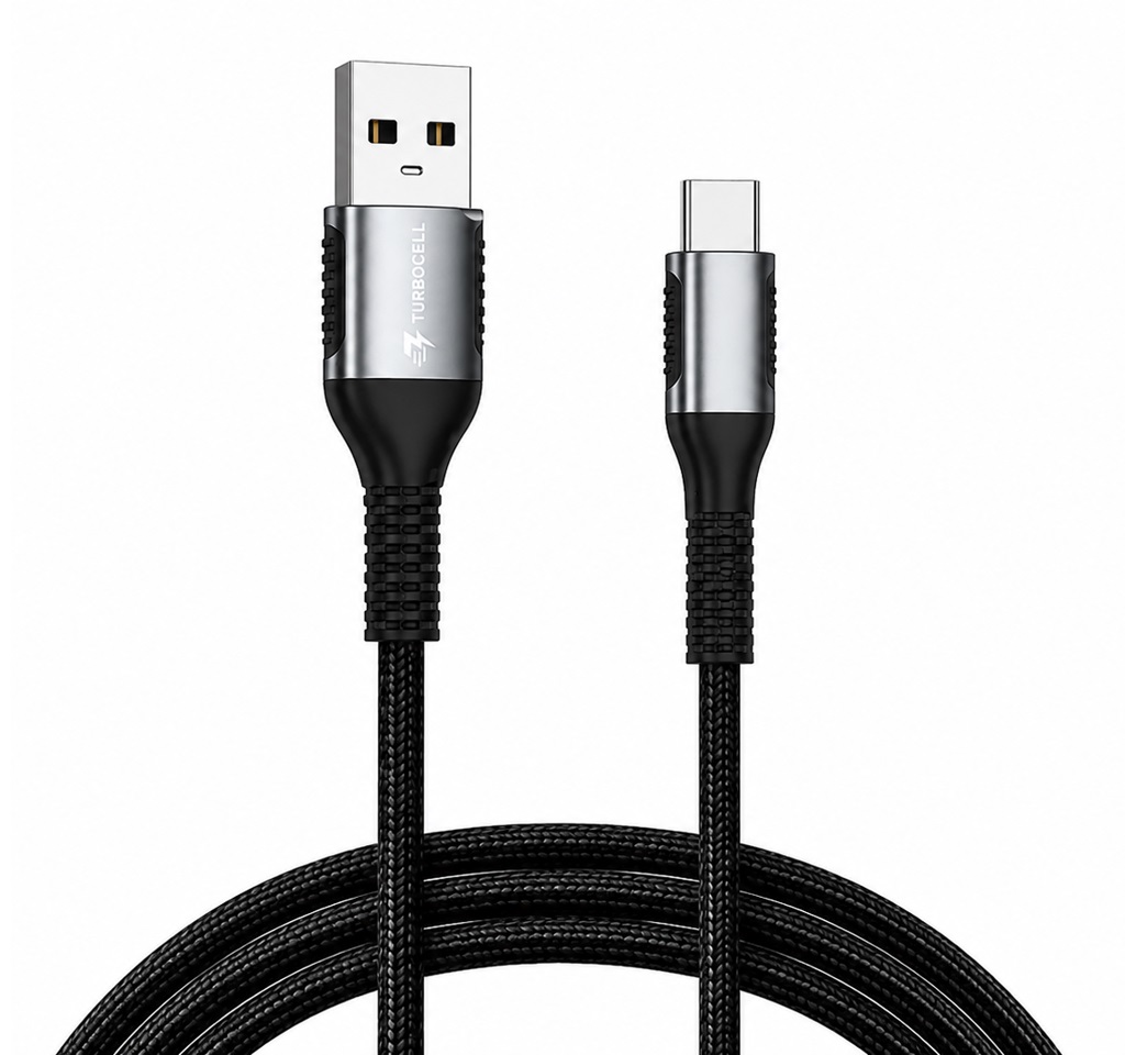 کابل توربوسل USB به Type-C مدل Turbocell T007 شارژ سریع و انتقال اطلاعات