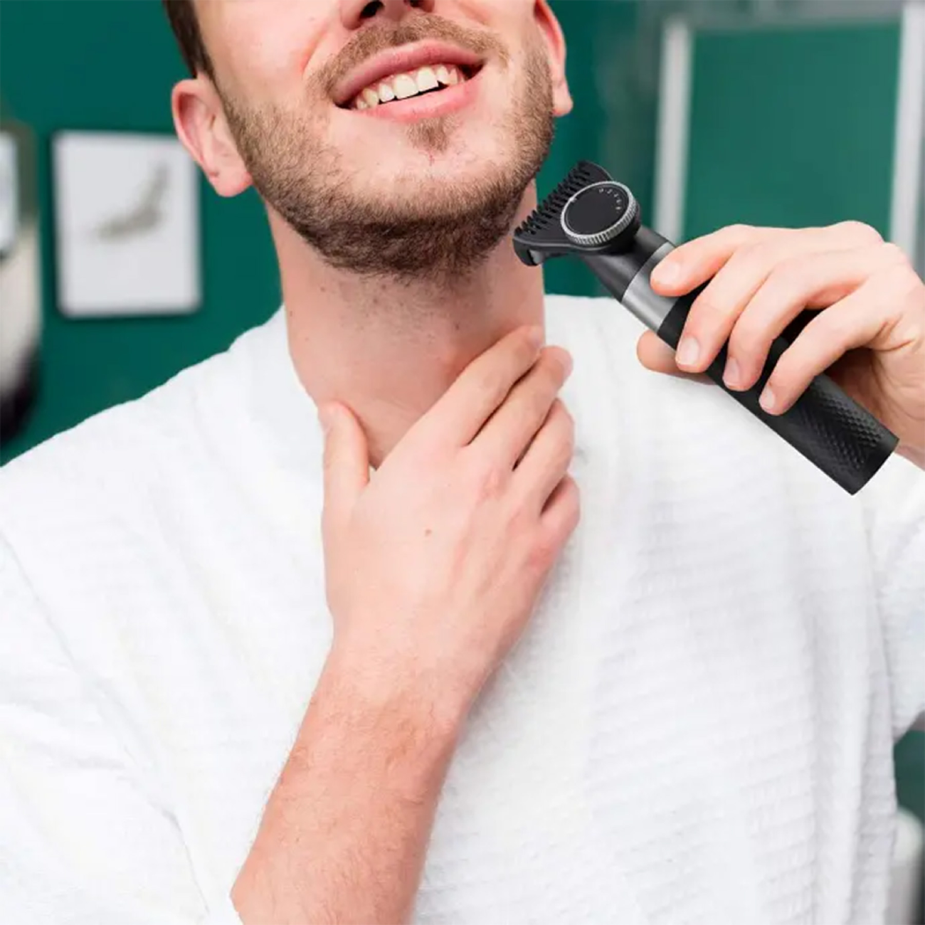ماشین ریش تراش دو تیغه شارژی پرودو Porodo Dual Blade Beard Trimmer PDLSROBTBK