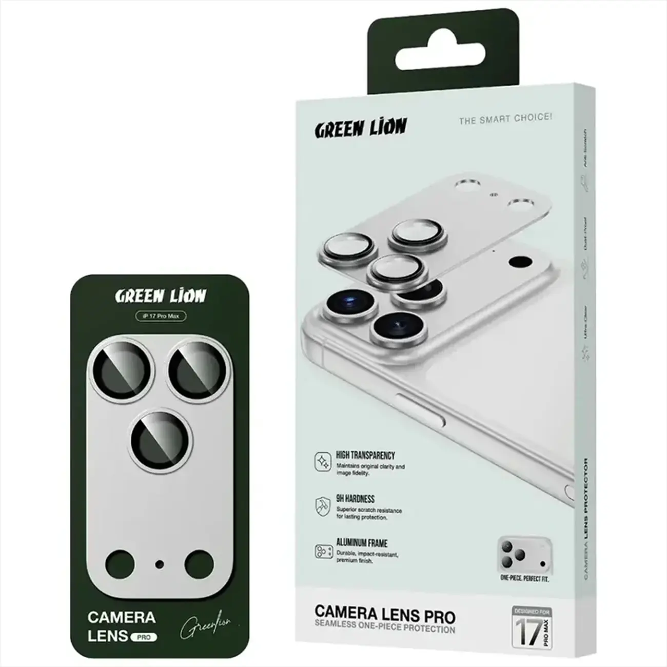 محافظ لنز آیفون 17 پرو گرین لاین مدل Green Lion Camera Lens Protector GNCMLP17P