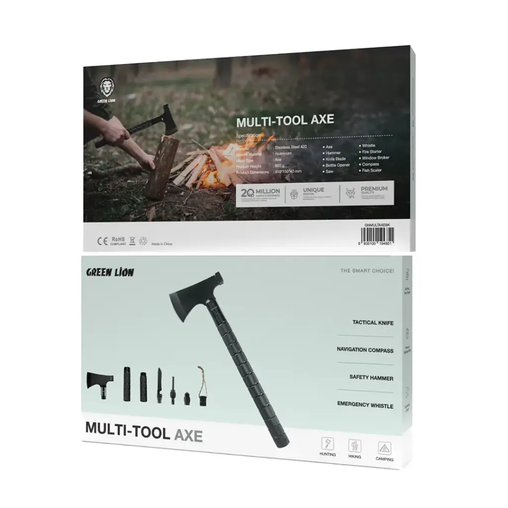 تبر چندکاره گرین لاین Green Lion Multi-Tool Axe GNMULTAXEBK