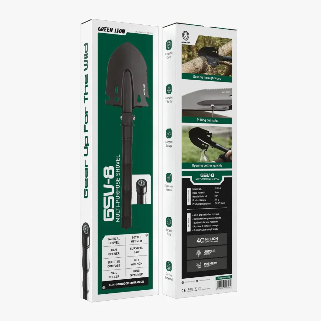 بیلچه چندکاره گرین لاین Green Lion GNGSV8SHVLBK